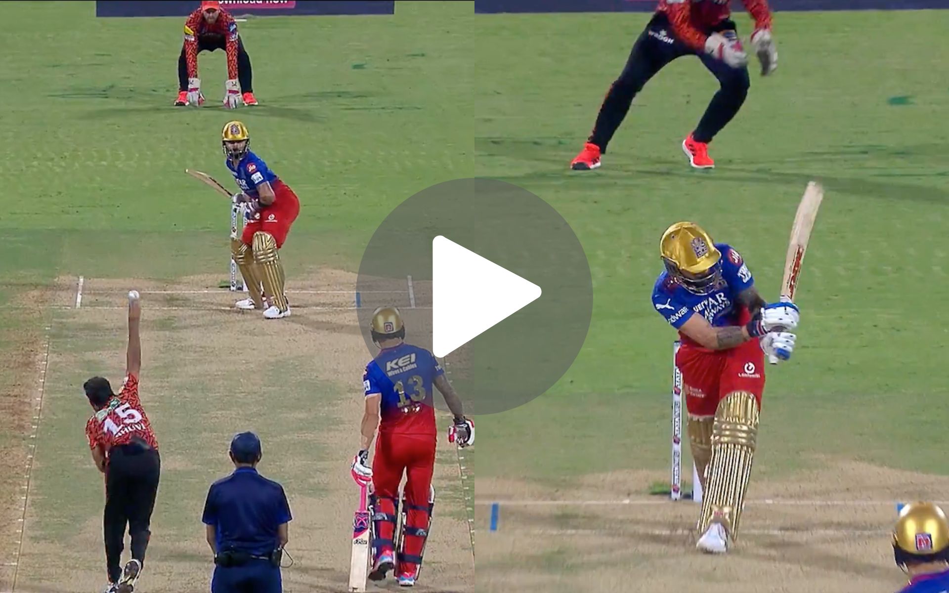 [Watch] Virat Kohli’s 'Flick Of The Wrist For Six' To Bhuvneshwar Leaves RCB Fans Erupt